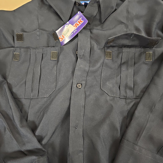 SHIRT: PERFORMANCE DUTY, L/S, DARK NAVY, 18 x 34/35 SPDU15-011-18/345