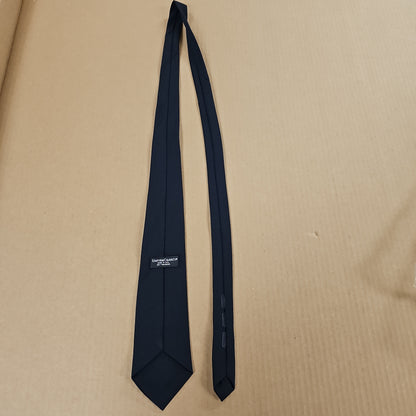 TIE: NECKTIE, DARK NAVY, LONG  LENGTH (3.5 X 61),POLY 90099-061