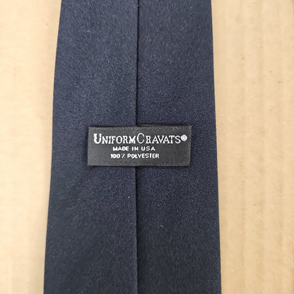TIE: NECKTIE, DARK NAVY, LONG  LENGTH (3.5 X 61),POLY 90099-061