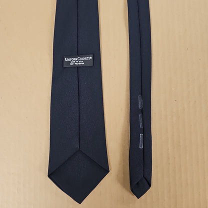 TIE: NECKTIE, DARK NAVY, LONG  LENGTH (3.5 X 61),POLY 90099-061