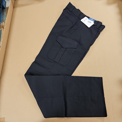 Spiewak & Sons Navy Cargo Pants, Durable 65/35 Poly-Cotton, Size 34