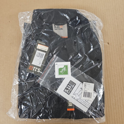 5.11 Tactical TacLite Long Sleeve Shirt in Black, X-Large Size for Comfort