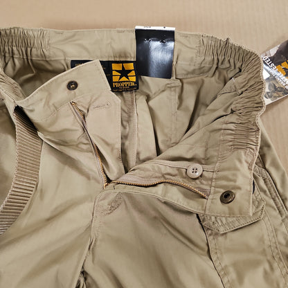 PROPPE INTERNATIONAL Women's Lightweight Poly Cotton Rip BDU Trousers, Khaki