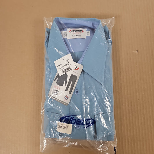 Shirt: Duty Maxx, L/S, Blue, 17.5 x 36/37 583-17.5/36-37