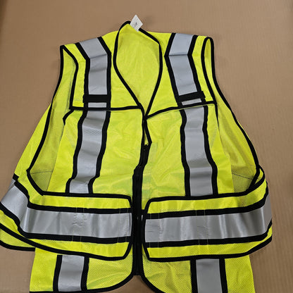 Radians, Inc Micro Mesh Traffic Vest with 5-Point Break and Adjustable Fit