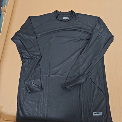 Longworth Industries XGO FR Level 1 Black Relaxed Crew Shirt, Large Size