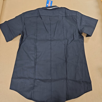 Spiewak & Sons Navy Short Sleeve Uniform Shirt in PolyCotton, Large Size