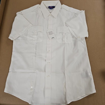 Spiewak & Sons, Inc. Performance Duty Short Sleeve White Shirt, X-Large