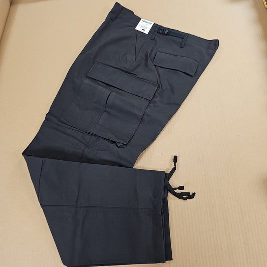 TROUSERS: ELBECO BDU, BLACK, SZ: LARGE/REG E7600-LR