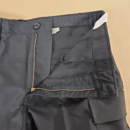 TROUSERS: ELBECO BDU, BLACK, SZ: LARGE/REG E7600-LR
