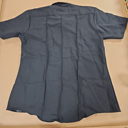 Elbeco Duty Maxx Short Sleeve Shirt in Black, Size 17 for Comfort and Style