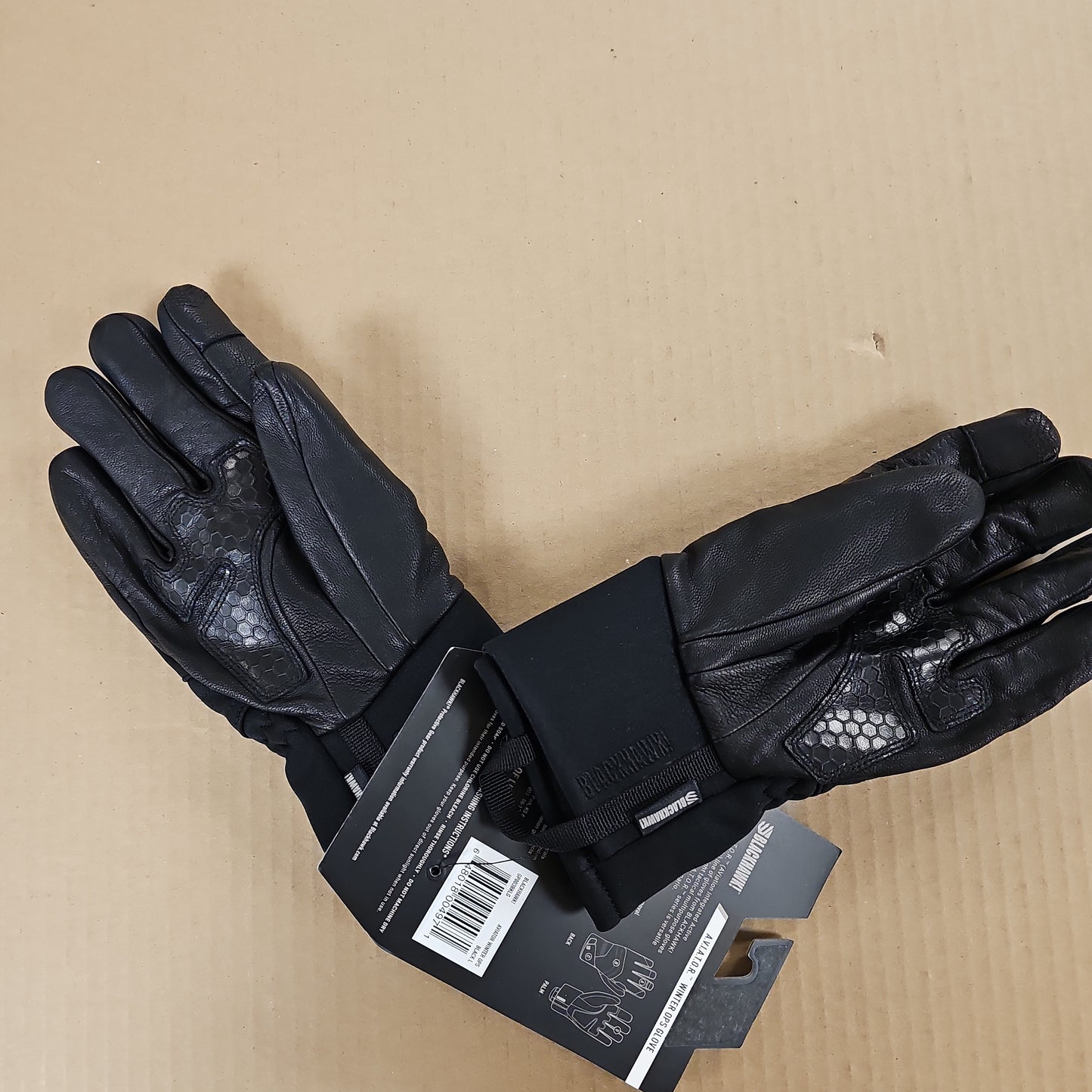 Gloves: Blackhawk Aviator Winter Ops, Black, Large GP003BKLG