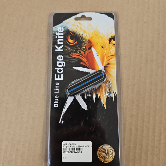Edge Knife Handcuff Key: Blue Line 56269