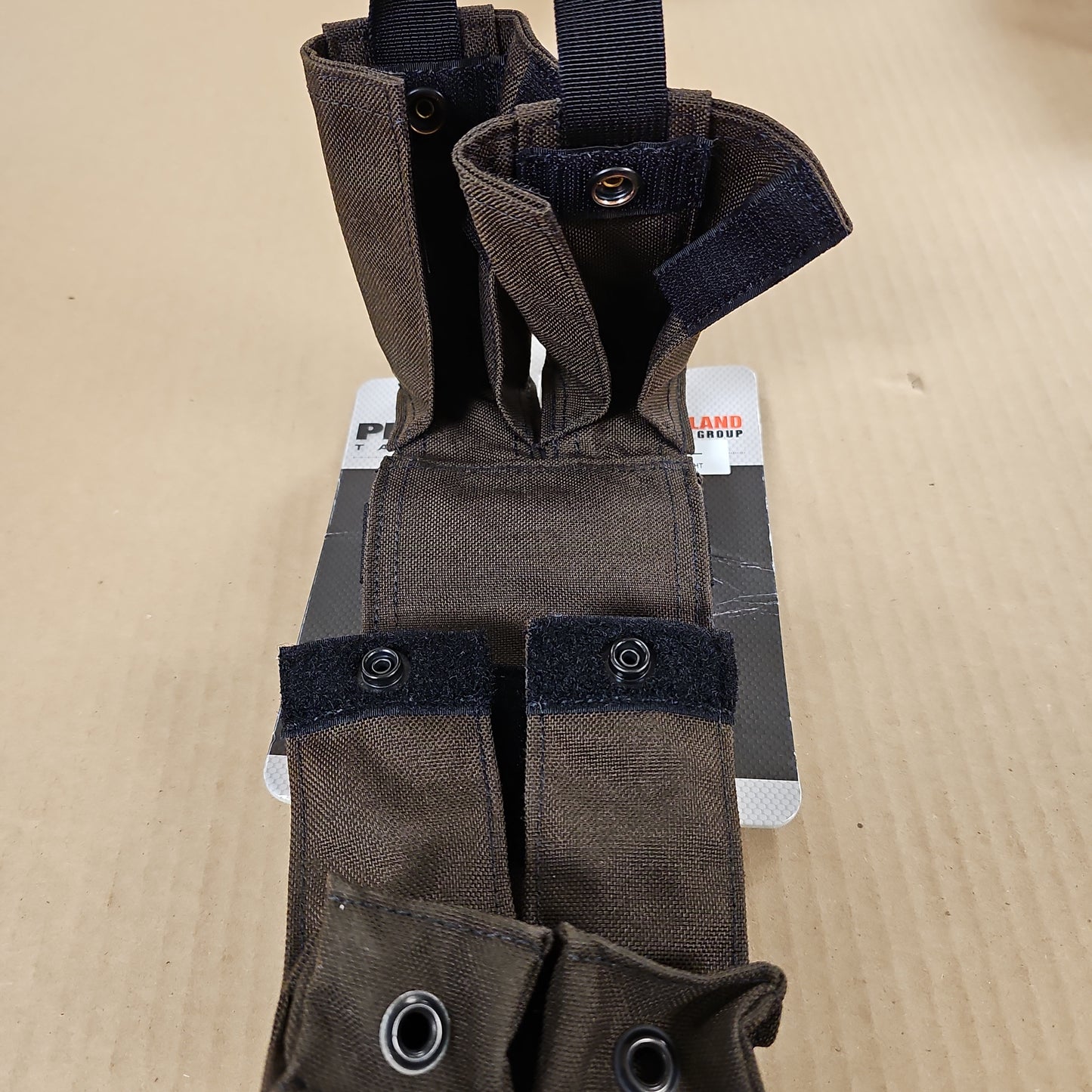 Tactical Pouch: Double Baton/Flashlight,Chocolate Brown,500D TP14AChocolate Brown