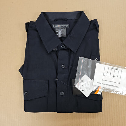 5.11 Tactical Men's Taclite PDU Short Sleeve Shirt in Midnight Navy, L/R