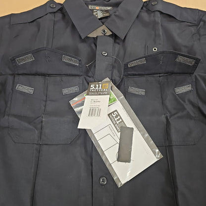 5.11 Tactical Men's Taclite PDU Short Sleeve Shirt in Midnight Navy, L/R