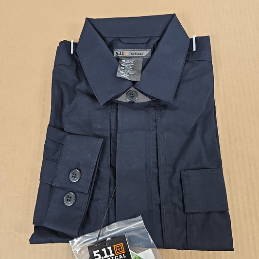 5.11 Tactical Shirt: TacLite TDU, L/S, Dark Navy, Medium 72054-724-M