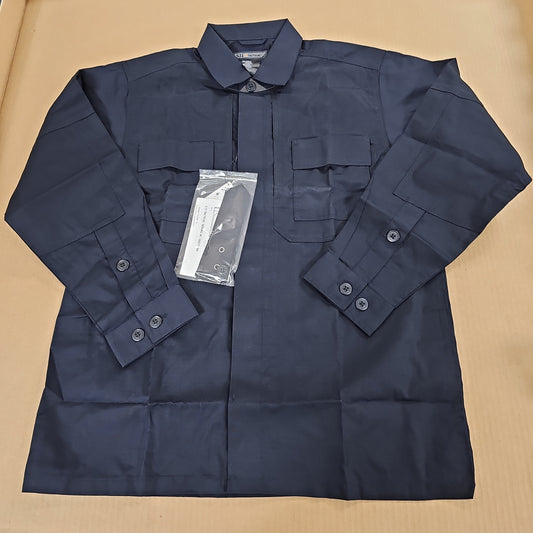 5.11 Tactical Shirt: TacLite TDU, L/S, Dark Navy, Medium 72054-724-M
