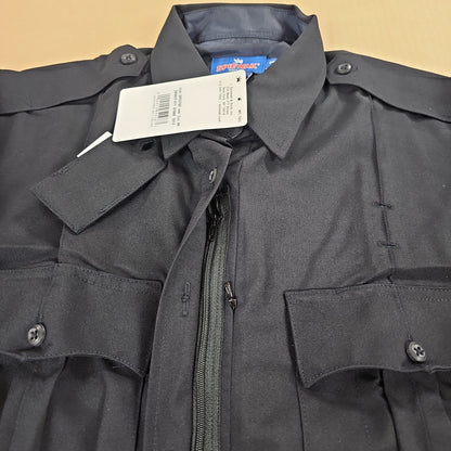 Spiewak & Sons, Inc. Women's Long Sleeve Poly/Wool Shirt in Dark Navy