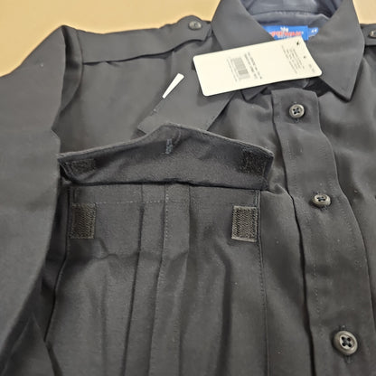 Spiewak & Sons, Inc. Women's Long Sleeve Poly/Wool Shirt in Dark Navy