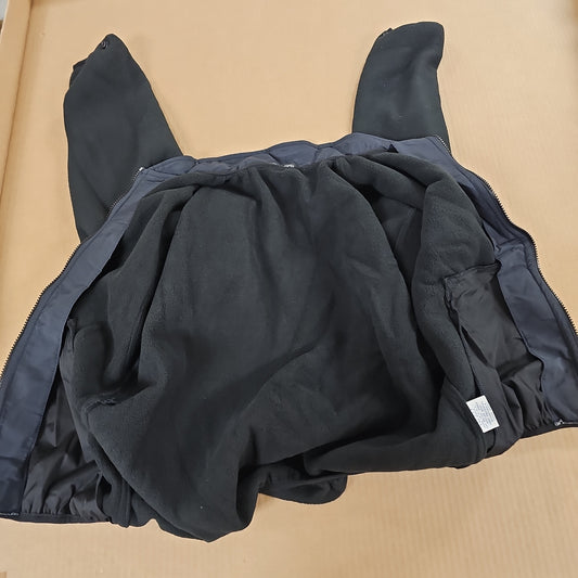 MICROFLEECE JACKET/LINER: BLACK, LARGE 6551M-LARGE