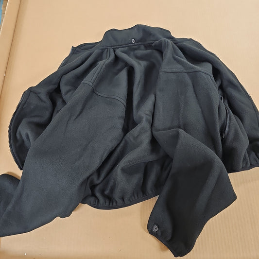 MICROFLEECE JACKET/LINER: BLACK, LARGE 6551M-LARGE