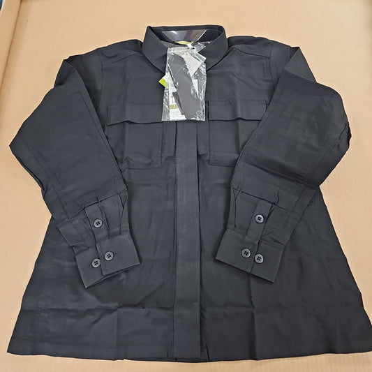 Shirt: Womens V2 BDU, L/S, Black, XX/R 121008-019-XX-R