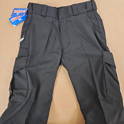 Spiewak & Sons Black Cargo Pants with External Pockets, Size 30, SPDU21