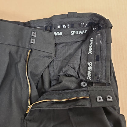 Spiewak & Sons Black Cargo Pants with External Pockets, Size 30, SPDU21