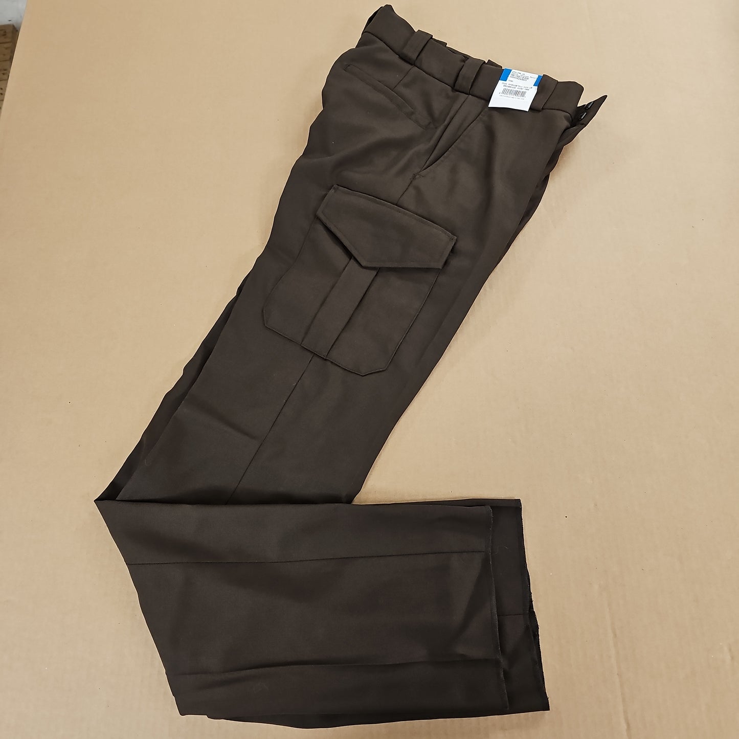 Pants: Spiewak Poly/Wool, Ext Cargo, Brown, 28 Waist SPDU29-BRWN-28