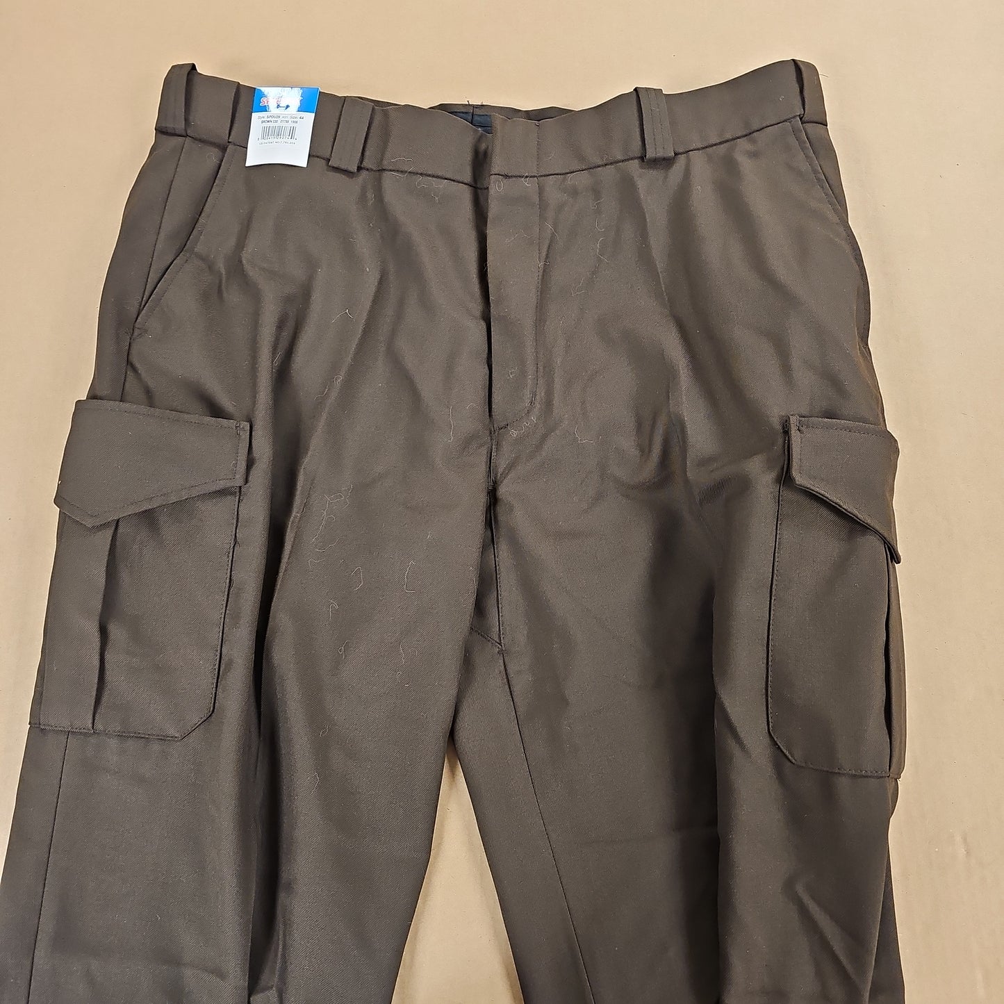 Pants: Spiewak Poly/Wool, Ext Cargo, Brown, 44 Waist SPDU29-BRWN-44