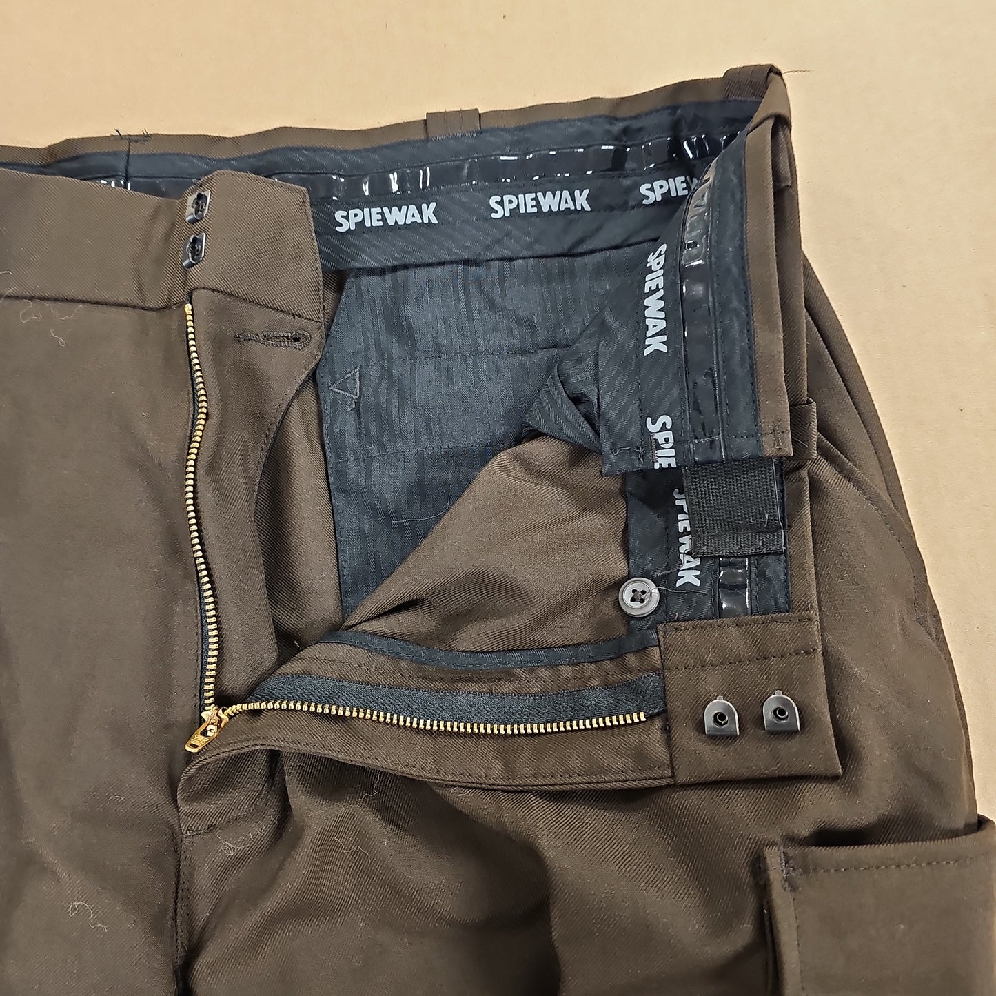 Pants: Spiewak Poly/Wool, Ext Cargo, Brown, 44 Waist SPDU29-BRWN-44