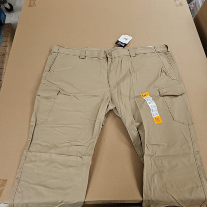 5.11 Tactical Cargo Stretch Pants in Khaki for Comfort and Durability 50/32