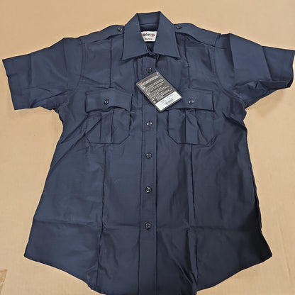 Elbeco Women's Reflex Short Sleeve Shirt in Midnight Navy, Size 38
