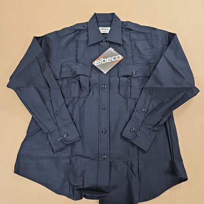 Elbeco Women's Reflex Long Sleeve Shirt in Midnight Navy, Size 42