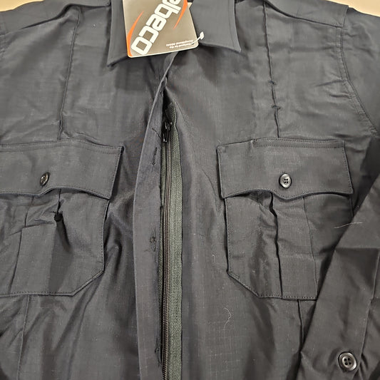 Elbeco Women's Reflex Long Sleeve Shirt in Midnight Navy, Size 42