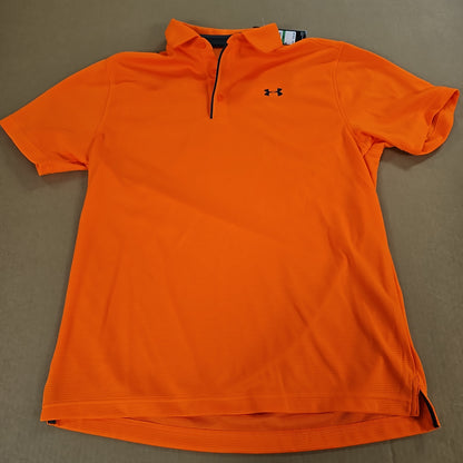 Under Armour Tech Short Sleeve Shirt in Orange Spark, Size Large, 1290140
