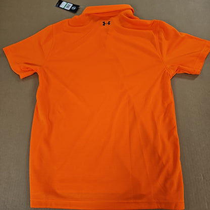 Under Armour Tech Short Sleeve Shirt in Orange Spark, Size Large, 1290140