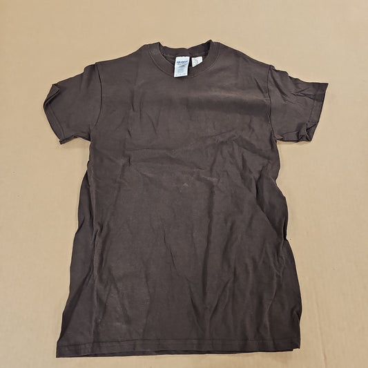 T-Shirt: S/S Gildan 100% Cotton, Brown, Sz Small 64000-Dark Chocolate