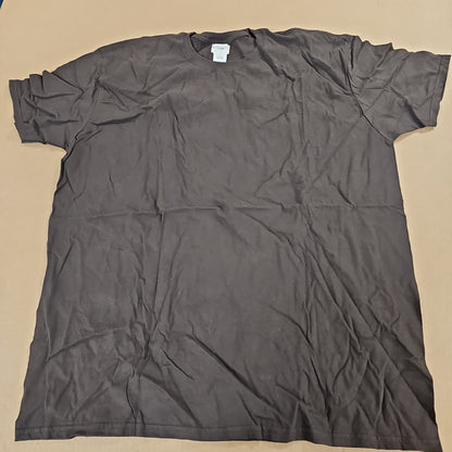 SANMAR CORP. Gildan 100% Cotton Brown T-Shirt, XX-Large Dark Chocolate