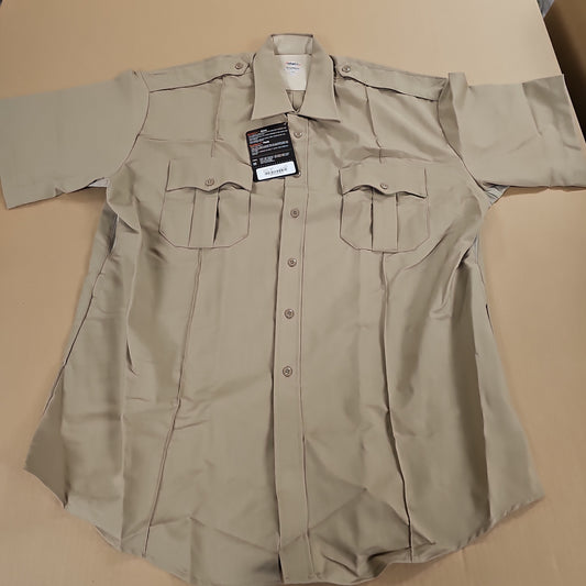 Shirt: Duty Maxx, S/S, Silver Tan, Sz. 18 5582-18.0