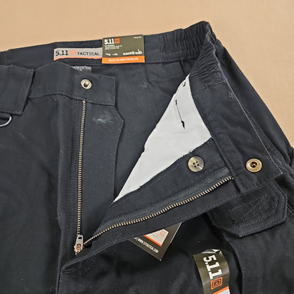 5.11 Tactical Black Pants, 30W/32L, Durable Tactical Gear for Comfort