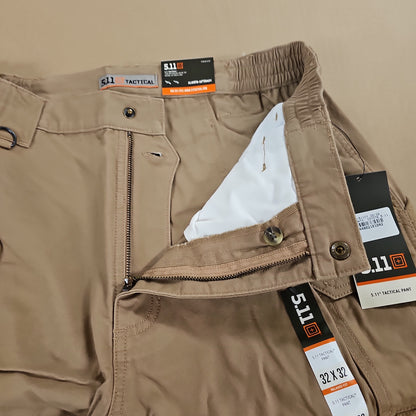 5.11 Tactical Coyote Pants 32W/32L - Durable, Versatile Outdoor Gear