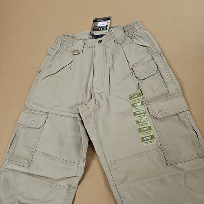 5.11 Tactical Khaki Tan Pants 30W/30L - Durable, Versatile Outdoor Gear