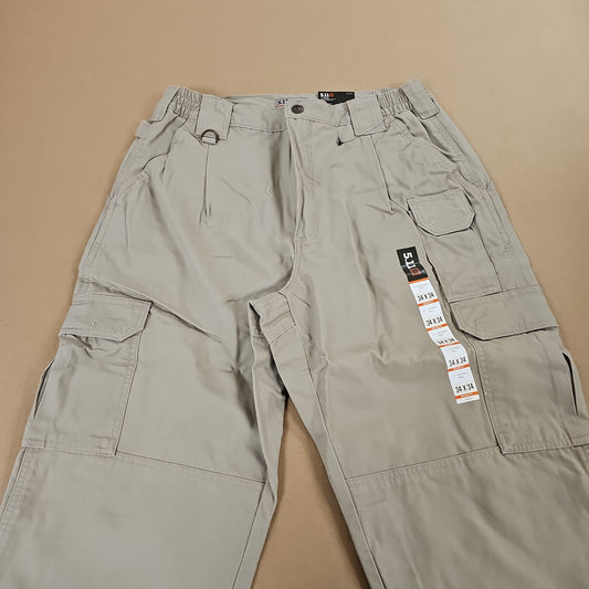 PANTS: KHAKI/TAN 5.11, 34W/34L 74251-055-34-34