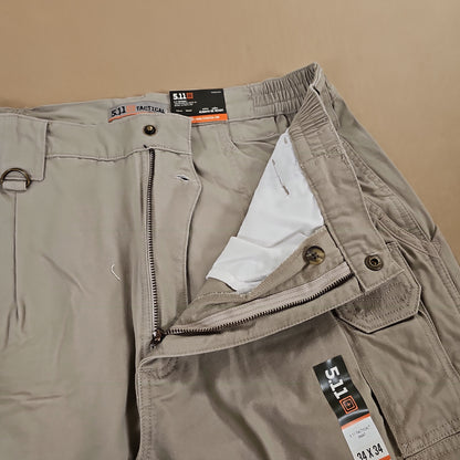 PANTS: KHAKI/TAN 5.11, 34W/34L 74251-055-34-34