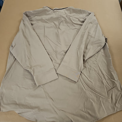 5.11 Tactical Twill Long Sleeve Shirt in Silver Tan, Size 4X/L for Comfort