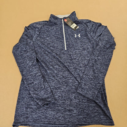 Under Armour Tech 2.0 1/2 Zip Pullover in Blue Ink - Men's Medium Size