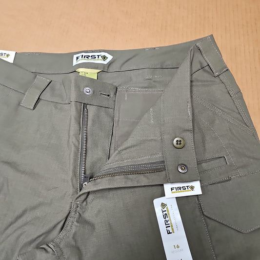 First Tactical Women's V2 Tactical Pants in Ranger Green, Size 16/R