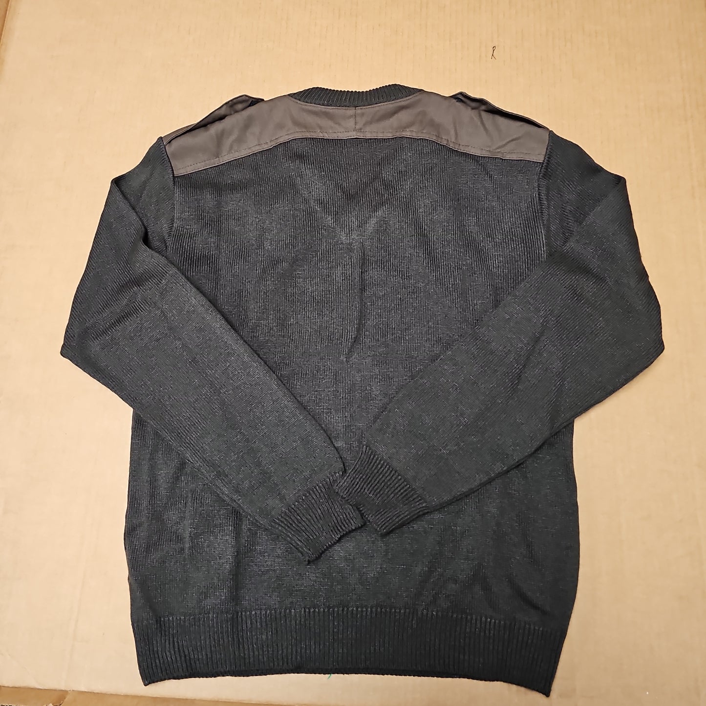 SWEATER, JERSEY KNIT: V-NECK, BROWN, MEDIUM 2025-1539-M